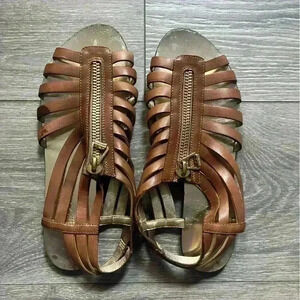 Jimmy Choo Brown Strappy Sandals